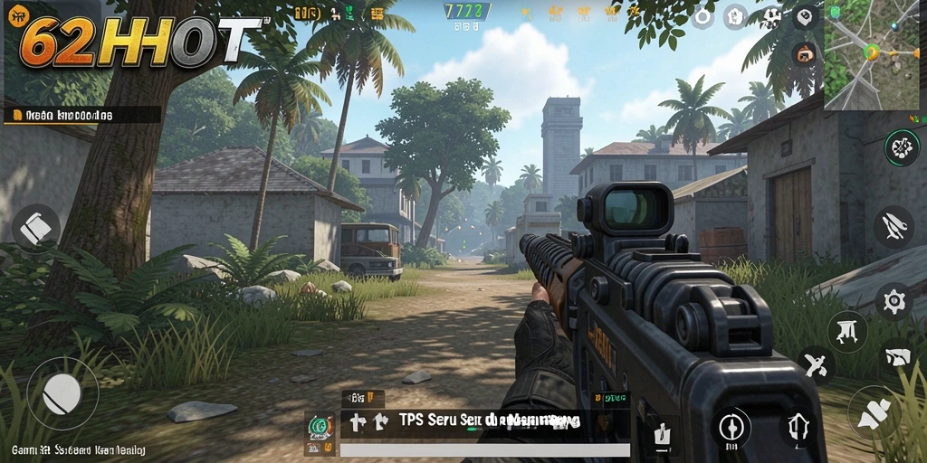 Gameplay seru dalam 62HOT dengan aksi TPS mendebarkan.