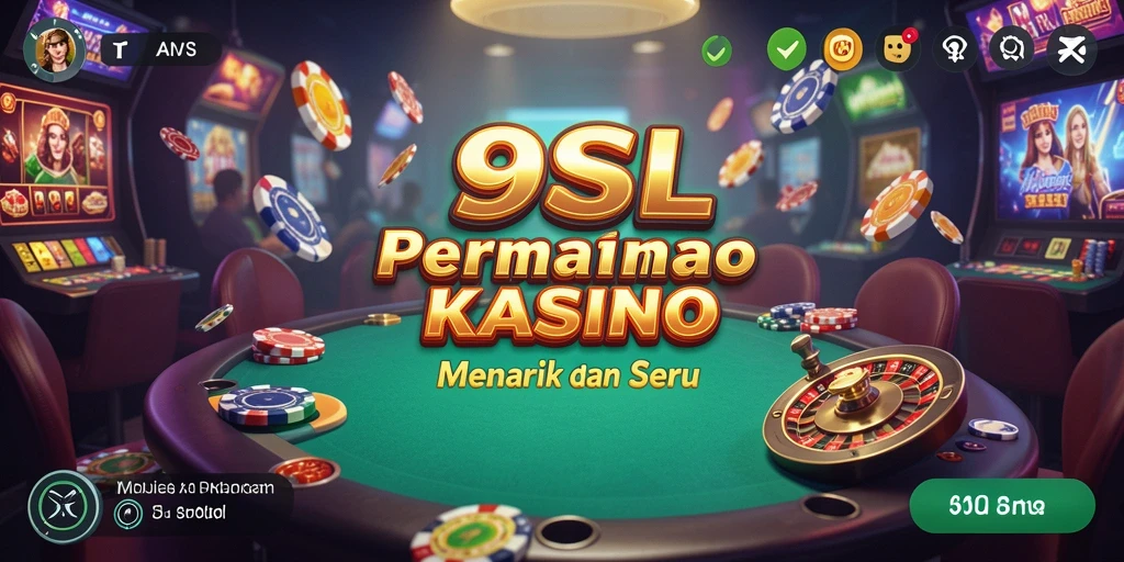 Tampilan gameplay Kasino yang menarik di 9SL dengan grafis menawan.