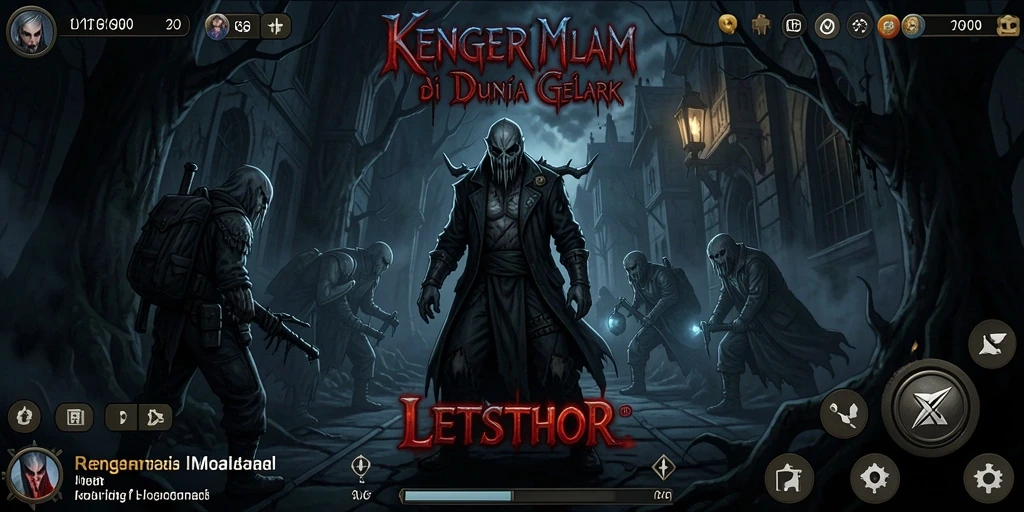 Gameplay LETSTHOR yang menegangkan di dunia kegelapan.