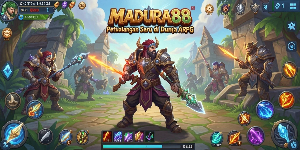 Tampilan gameplay seru MADURA88 dalam dunia ARPG.